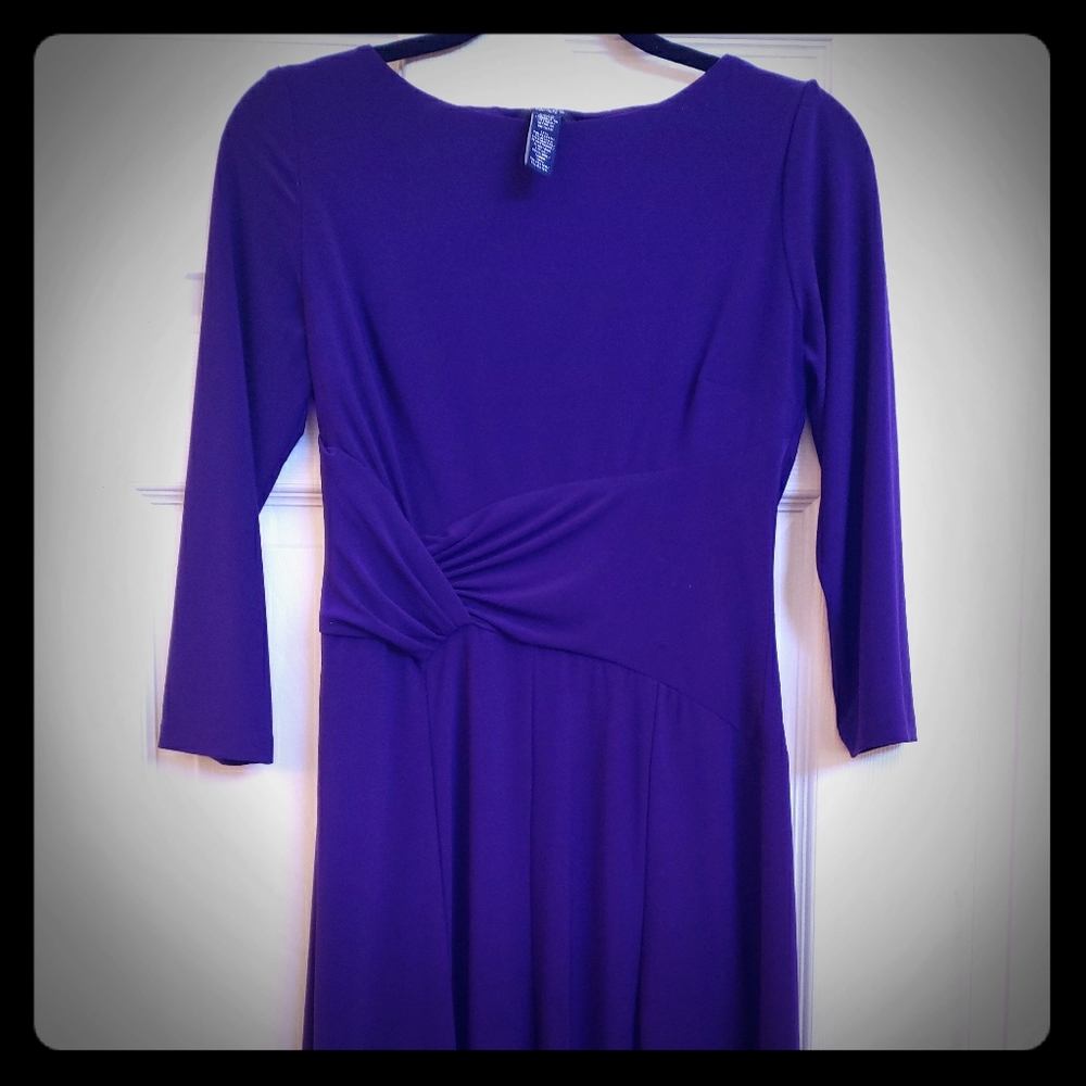 Chaps faux wrap dress